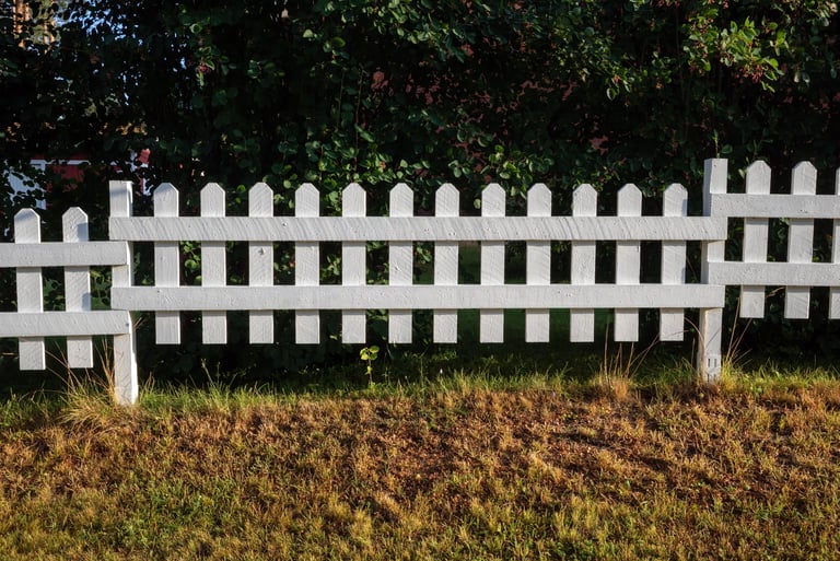 White picket fence